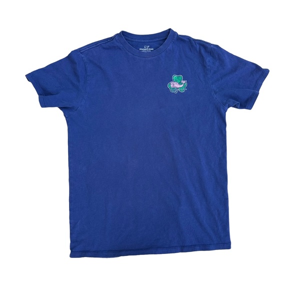 Vineyard Vines T Shirt Youth Short Sleeve Clover Preppy Blue Unisex Extr… - Picture 6 of 11
